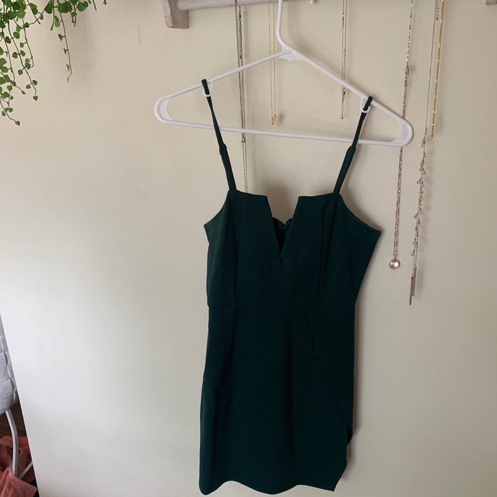 Dark green short formal dress!